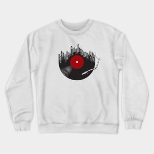 Turntable disc Crewneck Sweatshirt